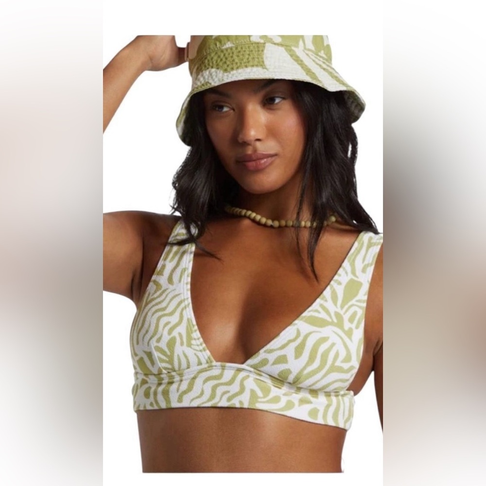 Billabong La Cala Remi Plunge Top Moss Joy Medium